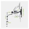 WPTGODGB Gas Spring Desk Clamp 15-27 Inch LCD LED Monitor Stand Arm Fully Motion Monitor Mount Bracket Load 0-8kg VESA 75/100mm GM112C view 2