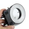 ZTBH Microscope Accessories Kit Microscope LED Ring Light Illuminator Lamp-0-100% Adjustable Lamp Circle Shadowless Light for Trinocular Stereo Zoom Microscope Microscope Slides view 3