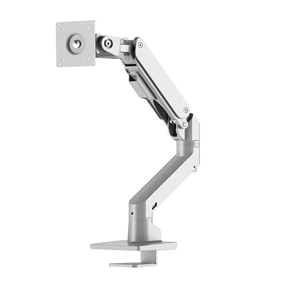AVXANKTG S500 Aluminum Gas Spring Arm 34-49 Inch Curved Screen Monitor Stand Large Monitor Stand Bearing 20kg(Color:White)