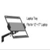 AVXANKTG Aluminum Alloy 12-17 inch Laptop Tray(Color:Black) view 3