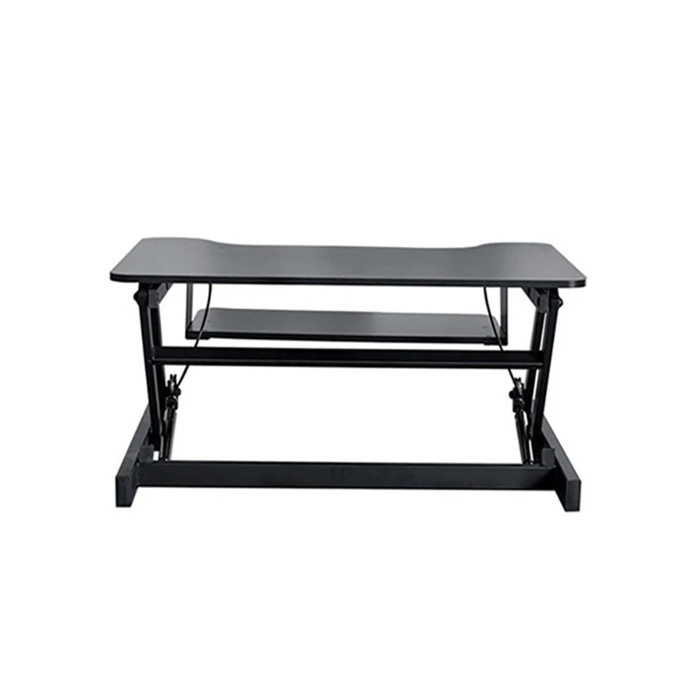 AVXANKTG Height Adjustable Sit-Stand Desk Lift Foldable Note Stand with Keyboard Tray Notebook/Monitor Stand
