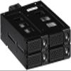 PLINKUSA RACKBUY Aluminum(1 x 5.25 Open Space to 4 x 2.5 SAS / SATA 12Gbps HD)(Tra Hot-Swap Cage)(BackpLane) RW-1425, Black view 1