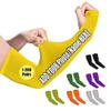 TUSANEII Custom Arm Sleeve Personalized Add Your Image Text Name - Breathable Cooling Athletic Sports Sleeve for Football Golf Volleyball Cycling, Gold view 1