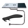 AVXANKTG Multifunctional Full-Motion Chair clamp Laptop Table Stand with Fan + Square Mouse pad + Chair arm clamp Mouse pad(Color:Black) view 2