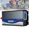 4000 W Power Inverter Pure Sine Wave Inverter DC 12V/24V/48V to AC 110V/220V Converter with Port Cooling Fans,for RV, Truck,Solar Equipment and Home Use,DC12VtoAC220V view 1