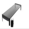 CUFTOBJM Desktop Monitor Laptop Stand Space bar Anti-Slip Desk Riser(Color:EU Plug-USB3.0-Black) view 1