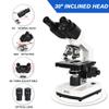 1PC HSL 40x-2500x Compound Binocular Microscope Set for Adults and Student Educate + 1PC HSL Microscope Slides and Covers Set view 4