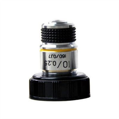 JOEBO Microscope Kit 185 Achromatic Objective Lens Biological Microscope Objective Lens 4X 10X 20X 40X 60X 100X 1PC Microscope Lens Adapters(Size:10X)