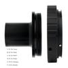 ZTBH Microscope Accessories Kit Microscope Photography Interface Standard Biological Microscope 23.2mm Connected to The SLR Camera Adapter Ring Microscope Slides(Color:B) view 2