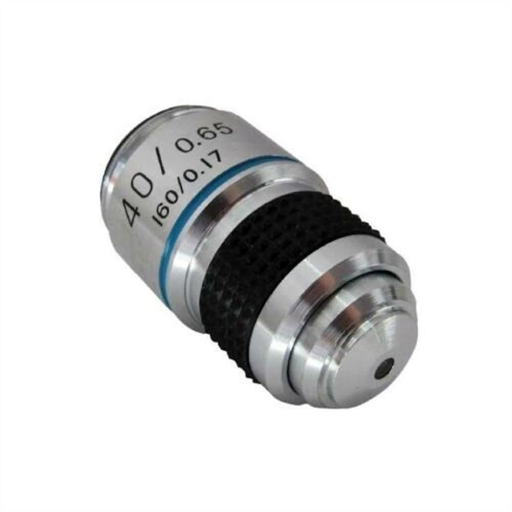 JOEBO Microscope Kit 185 Achromatic Objective Lens Biological Microscope Objective Lens 4X 10X 20X 40X 60X 100X 1PC Microscope Lens Adapters(Size:40X)