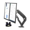 AVXANKTG F160 Gas Spring Desktop 17"-27" Dual Monitor Stand Arm with 2 USB3.0 Monitor Mounting Brackets, Each Arm Load 2-9kg(Color:2019 F160NU2) view 1