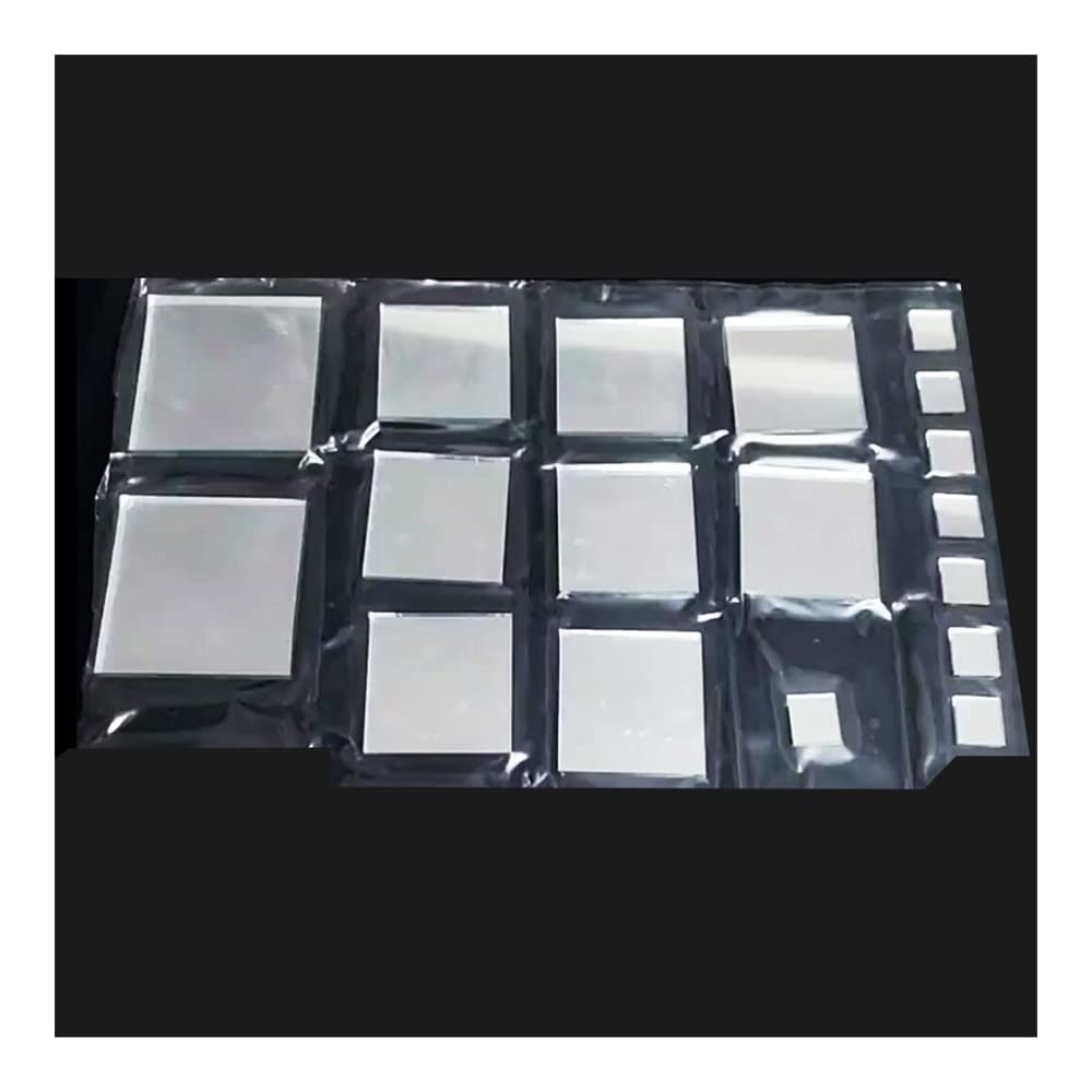 Joebo Microscope Kit 10pcs 10.2x8x1.1mm First Reflecting Surface Reflector Square Optical Front Surface Mirror DIY Scanner Projector Mirro Accessories Microscope Lens Adapters