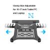 AVXANKTG 2-in-1 F80 + FP-2 for 17-30 inch Monitor + 10-17 inch Laptop Desktop Stand Laptop mounting Bracket Laptop clamp(Color:Black with 2xUSB3.0) view 2
