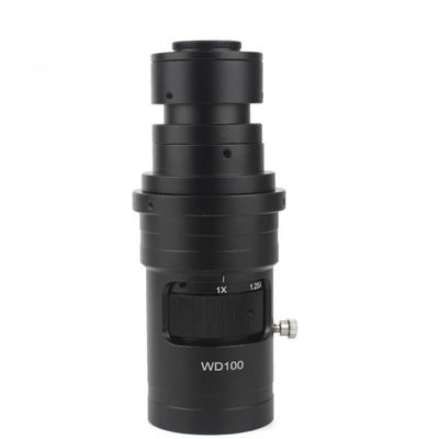 ZTBH Microscope Accessories Kit 48MP 4K 1080P HDMI USB Industrial Video Microscope Camera 200X Zoom C Mount Lens Suitable for Phone Repair Soldering Tools Microscope Slides(Color:E only Lens)