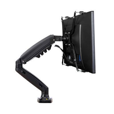 AVXANKTG F80 + FP-1 Extension for 17-27 inch LED Monitor Stand arm Without VESA Hole Gas Spring Full Motion Gas strut Flexible mounting Load 2-9 kg