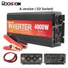 JZRYQJGJ Pure Sine Wave Inverter 12v 220v 4000W 3000W 2000W 1600W Car Power Inverter Pure Sinus DC to AC Solar Converter for Home(Color:12v 1600w 220v B) view 4