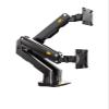 AVXANKTG G55 Mechanical Spring arm 27-34 inch Dual Curved Screen Desktop Monitor Stand 5-16 kg Ultra Wide Monitor Stand with USB Port, Black view 1