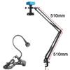 ZTBH Microscope Accessories Kit 48MP 4K HDMI USB Industrial Video Microscope Digital Microscope Camera 130X Zoom C Mount Lens for Phone Repair Soldering Tools Microscope Slides(Color:D Stand 510mm) view 2