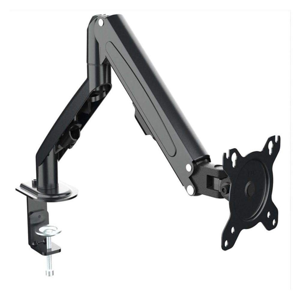 AVXANKTG GC08-12 Desktop Monitor mounting Bracket, Suitable for 13 to 27 inches LCD Screen Rotation and tilt Adjustment Monitor Desktop Bracket(Color:Black)