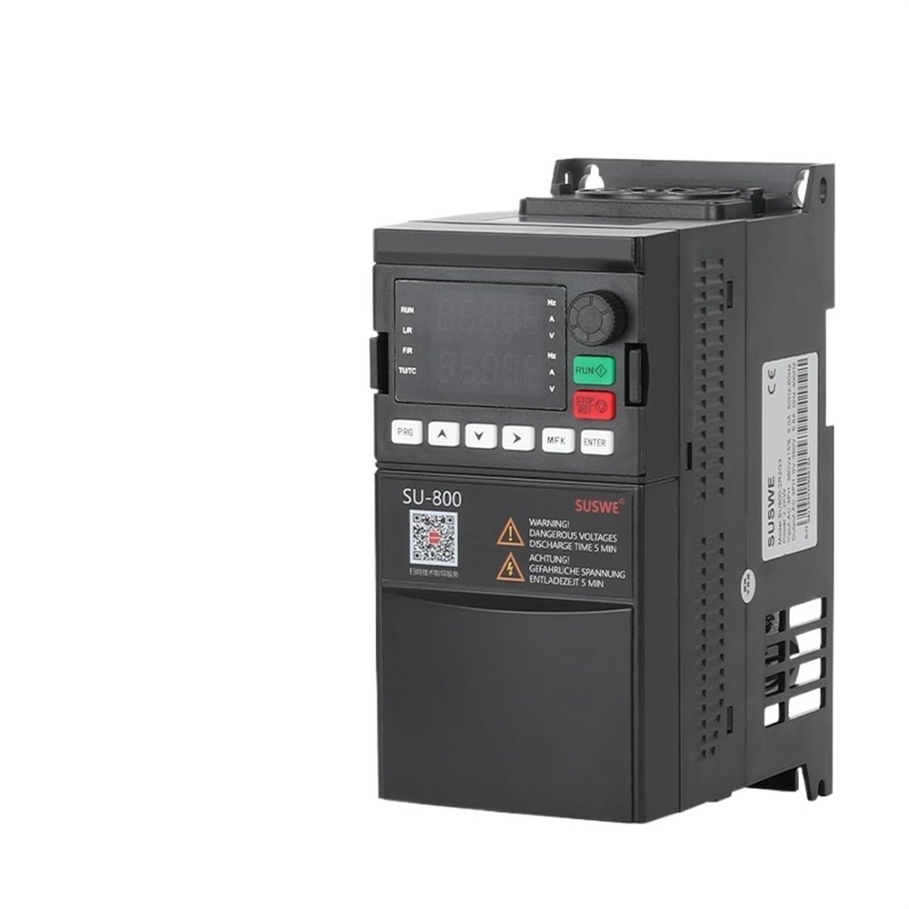 JZRYQJGJ Heavy-Duty Vector Frequency Converter 0.75KW 1.5KW 2.2KW 5.5KW 7.5KW 3 Phases 220V/380V Output Motor Speed Controller(Color:2.2KW 380V)