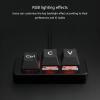 GMBYLBY Portable 3 Key Keypad Ctrl C V Keyboard Copy Pastes Shotcut Programmable Macro Keyboard for Gamers Office Use Multi Step, Basic version view 4
