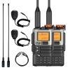 2 Pack QUANSHENG UV-K5 8 Radio DTMF Walkie Talkie with NOAA Weather Forecast Type-c Charging Dual Band UV-K6 Upgede Version UV-K5 Two Way Radio with Speaker Mic Kit view 1