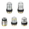 JOEBO Microscope Kit 185 Achromatic Objective Lens Biological Microscope Objective Lens 4X 10X 20X 40X 60X 100X 1PC Microscope Lens Adapters(Size:60x) view 2