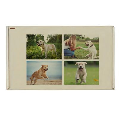 IC ICLOVER Custom Outdoor TV Cover 55inch with 4 Image Photos, 5130inch, Personalized Weatherproof Waterproof Outside TV Enclosure, Fit Wall Mount LED LCD TVs, Gifts for Father's Day Mother's Day