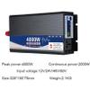 Pure Sine Wave Power Inverters 4000W 12V/24V/48V DC to AC 110V/220V with AC Outlets,Display,Terminal Blocks,for Truck RV Car Solar Equipment,DC12VtoAC110V view 2