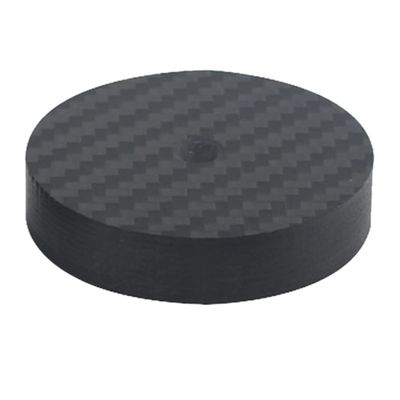 Srutueo Carbon Fiber Speaker Isolation 40x10mm Speaker Stand Feet HiFi AMP Accessory Spikes Base Pad Speaker Pad