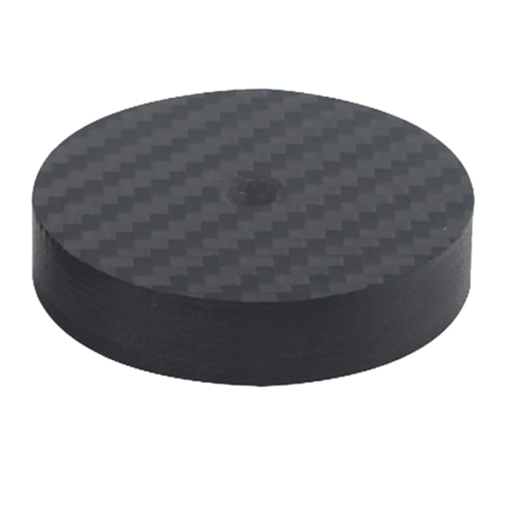 Srutueo Carbon Fiber Speaker Isolation 40x10mm Speaker Stand Feet HiFi AMP Accessory Spikes Base Pad Speaker Pad