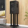 CHZDPP Large Universal Surround Sound Speaker Stand with Anti-Vibration Feet, Bookshelf Speaker Stands for Perform Market Theater, Outdoor Media Stereo Stand(Size:46x46x100cm/18.1x18.1x39.4in) view 1
