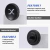 Srutueo Suitable for X100V X100F X100S X30 X10 XT30 XT20 XT10 XT4 XT3 XT2 XE3 XE2 Camera Shutter Button Accessories B, Black, 500038006A2 view 2