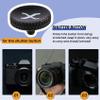 Srutueo Suitable for X100V X100F X100S X30 X10 XT30 XT20 XT10 XT4 XT3 XT2 XE3 XE2 Camera Shutter Button Accessories B, Black, 500038006A2 view 3