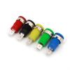 10Pcs Insulated 4mm Banana Female Jack Panel Mount Socket Binding Post Connector(Color:Black) view 3