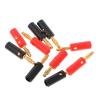 10 Pcs 4mm Gold Plated Speaker Wire Cable Screw Banana Plug Connector view 2