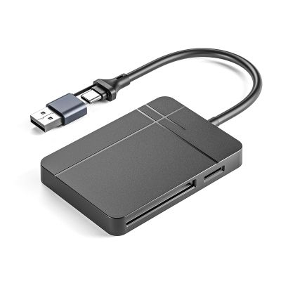 GMBYLBY Multi Card Reader USB3.0 Type C Adapter for SDXC SDTFMSCF Memory Switches PC Memory Card Adapter
