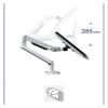 AVXANKTG V8 Aluminum Desktop Clamping 17-38 Inch Monitor Stand Mechanical Spring Arm Lift Full Motion TV Monitor Mounting Load 11kg(Color:Silver) view 4