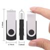 100pcs 2GB Custom Aluminium Swivel USB Flash Drive with Logo Printed, Customized Thumb Drives for Promotion/Aniversary, Personalized USB Sticks with Your Own Logo Brand view 3