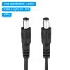 PATIKIL 3Ft Male to Male 5.5x2.1mm DC Power Extension Cable, 6 Pcs 24AWG Wire Adapter Connector Charging Cord for LED Strip DVR Router Camera, Black view 3