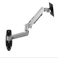 CUFTOBJM V62W / XSJ8012W Wall Mounted Aluminum Mechanical Spring Arm Monitor Stand Fully Dynamic LCD LED Monitor Mounting Arm Monitor Stand(Color:XSJ8012WS)