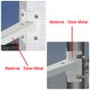 CCTV Security Camera Bracket 90 Degree Corner Pole Mounting Bracket,Equipped with Two Hoops 10cm~40cm Select CCTV Camera Mount Loop 90 Degree Bracket (Hoops 40cm) view 3