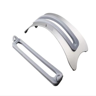 AVXANKTG HY01 Aluminum Space Saving Laptop Stand Vertical Stand Suitable for 10-17 Inch Laptops Max Thickness 24mm(Color:Silver)