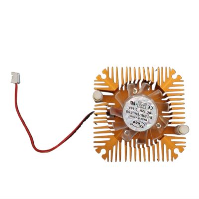 1 Pcs Aluminum Heatsink with Fan for 5W/10W LED Light Cooling Cooler DC12V