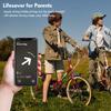 Airtag Holder for Kids Hidden,2PCS GPS Tracker Case, Anti-Removal Airtag ABS Case with Pins, Suitable for Children, Elderly, Pets, Backpack, LuggagePink,White view 3