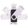 100pcs 16GB Custom Aluminium Swivel USB Flash Drive with Logo Printed, Customized Thumb Drives for Promotion/Aniversary, Personalized USB Sticks with Your Own Logo Brand view 4