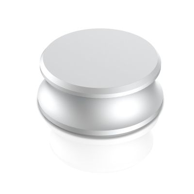 Audiophile Record Weight Stabilizer, Aluminum Turntable Weight Clamp with Protective Soft Pad for HiFi Turntable LP Record Player, Eliminate Vinyl Disc Vibrations. (LP280 Silver)