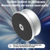 Audiophile Record Weight Stabilizer, Aluminum Turntable Weight Clamp with Protective Soft Pad for HiFi Turntable LP Record Player, Eliminate Vinyl Disc Vibrations. (LP280 Silver) view 3