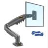 AVXANKTG F80 Gas Spring 17-30 inch Desktop LED LCD Monitor mounting Bracket arm Ergonomic Gas Spring Flexible Installation Load 2~9 kg(Color:Matte Charcoal USB) view 1