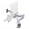 AVXANKTG Desktop F160 + FP-2 Gas Spring arms for 17"-27" Monitor Stand + 10"-17" Laptop Stand air Pressure mounting Bracket Load 2-9kg(Color:2025 Ver White) view 1